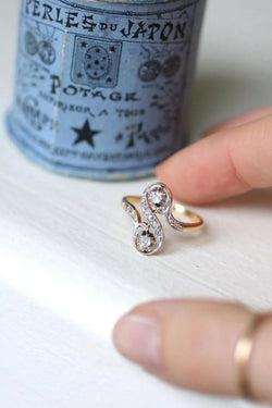 Bague Toi et Moi Diamants Belle Epoque - Castafiore