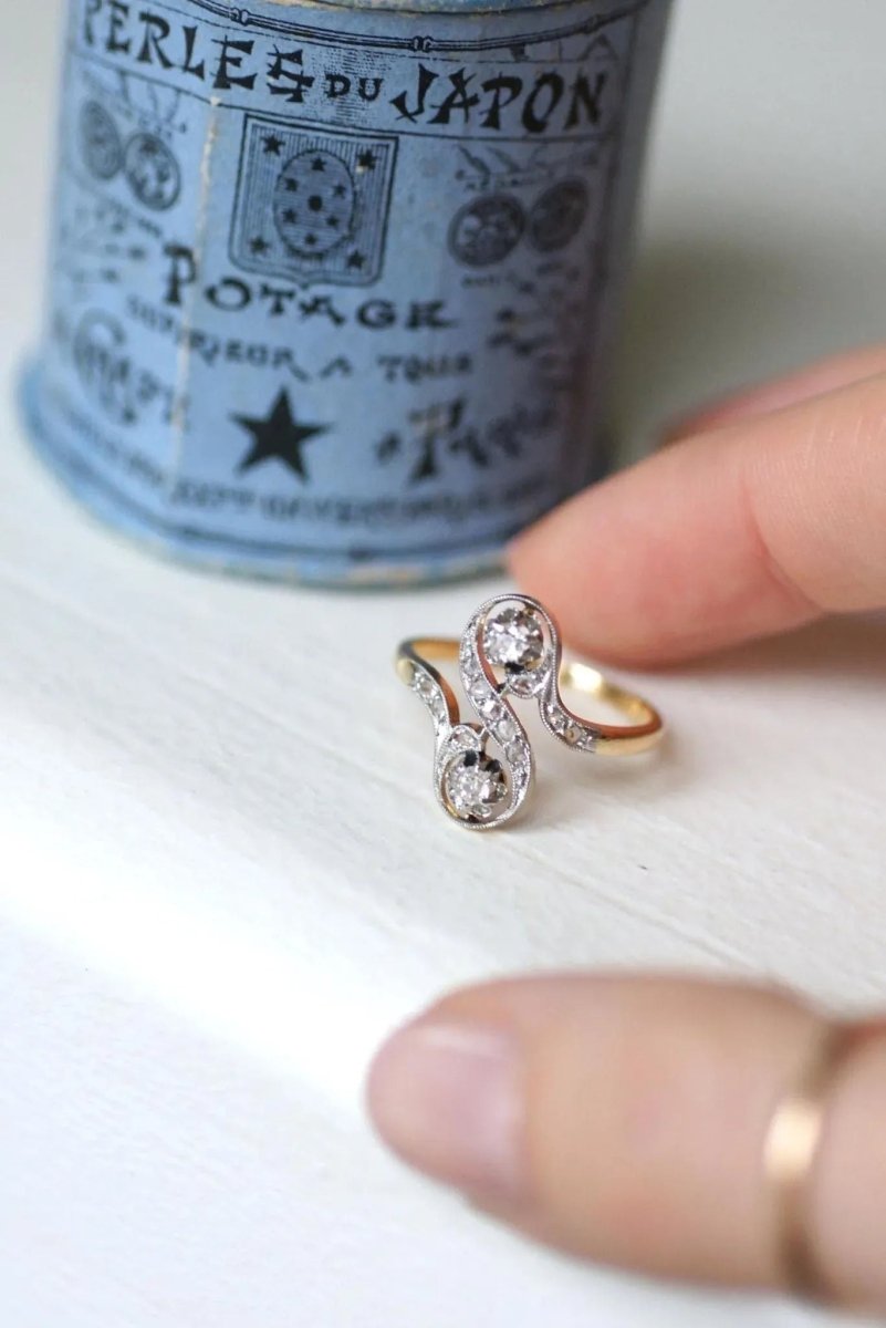 Bague Toi et Moi Diamants Belle Epoque - Castafiore