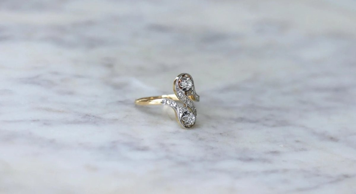 Bague Toi et Moi Diamants Belle Epoque - Castafiore