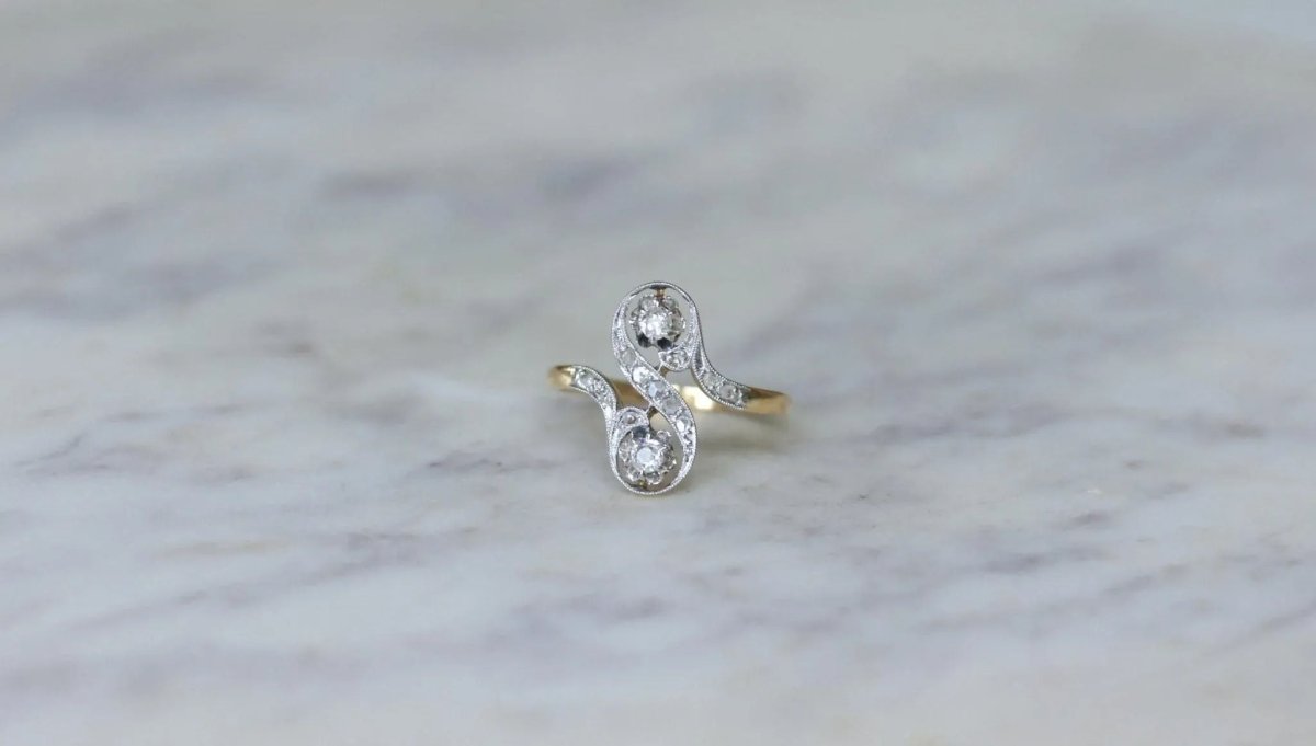 Bague Toi et Moi Diamants Belle Epoque - Castafiore