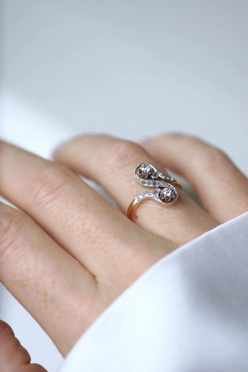 Bague Toi et Moi Diamants Belle Epoque - Castafiore
