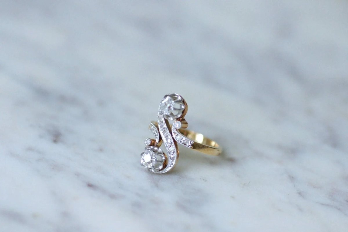 Bague Toi et Moi Diamants Belle Epoque - Castafiore