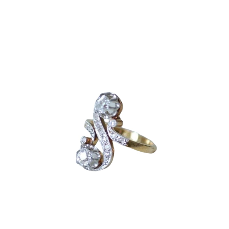 Bague Toi et Moi Diamants Belle Epoque - Castafiore