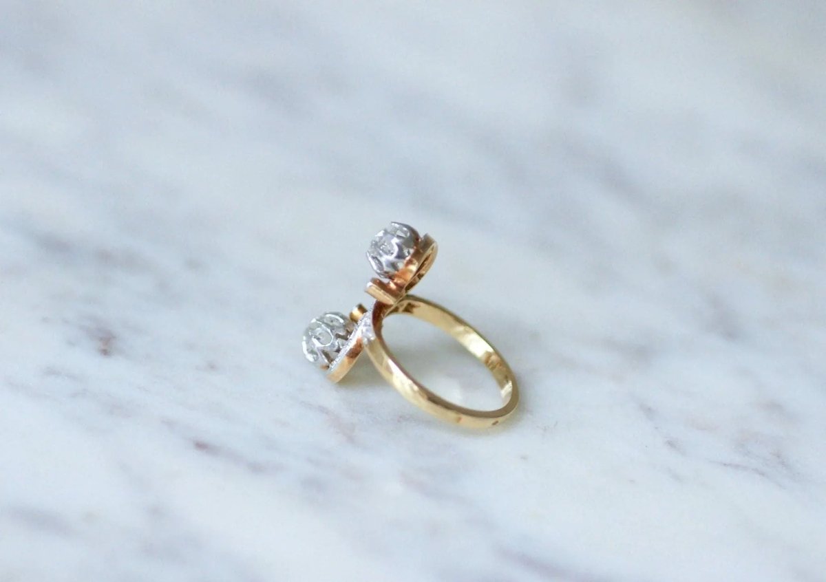 Bague Toi et Moi Diamants Belle Epoque - Castafiore
