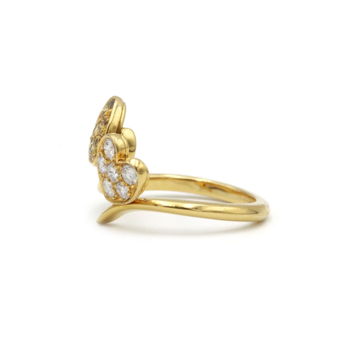 Bague Toi et Moi en or et diamants - Castafiore