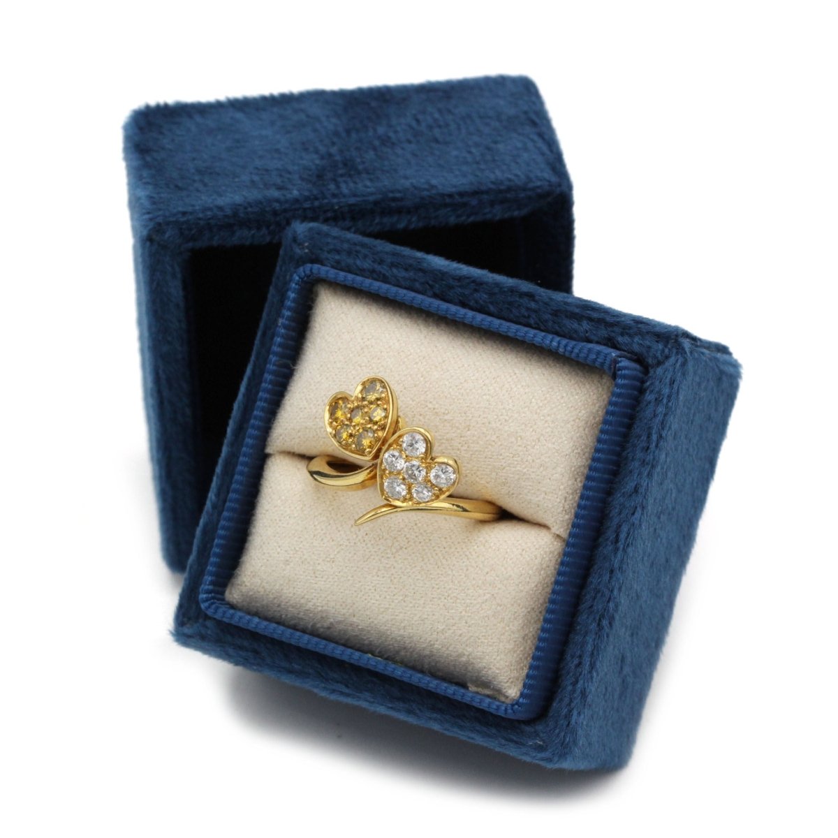 Bague Toi et Moi en or et diamants - Castafiore