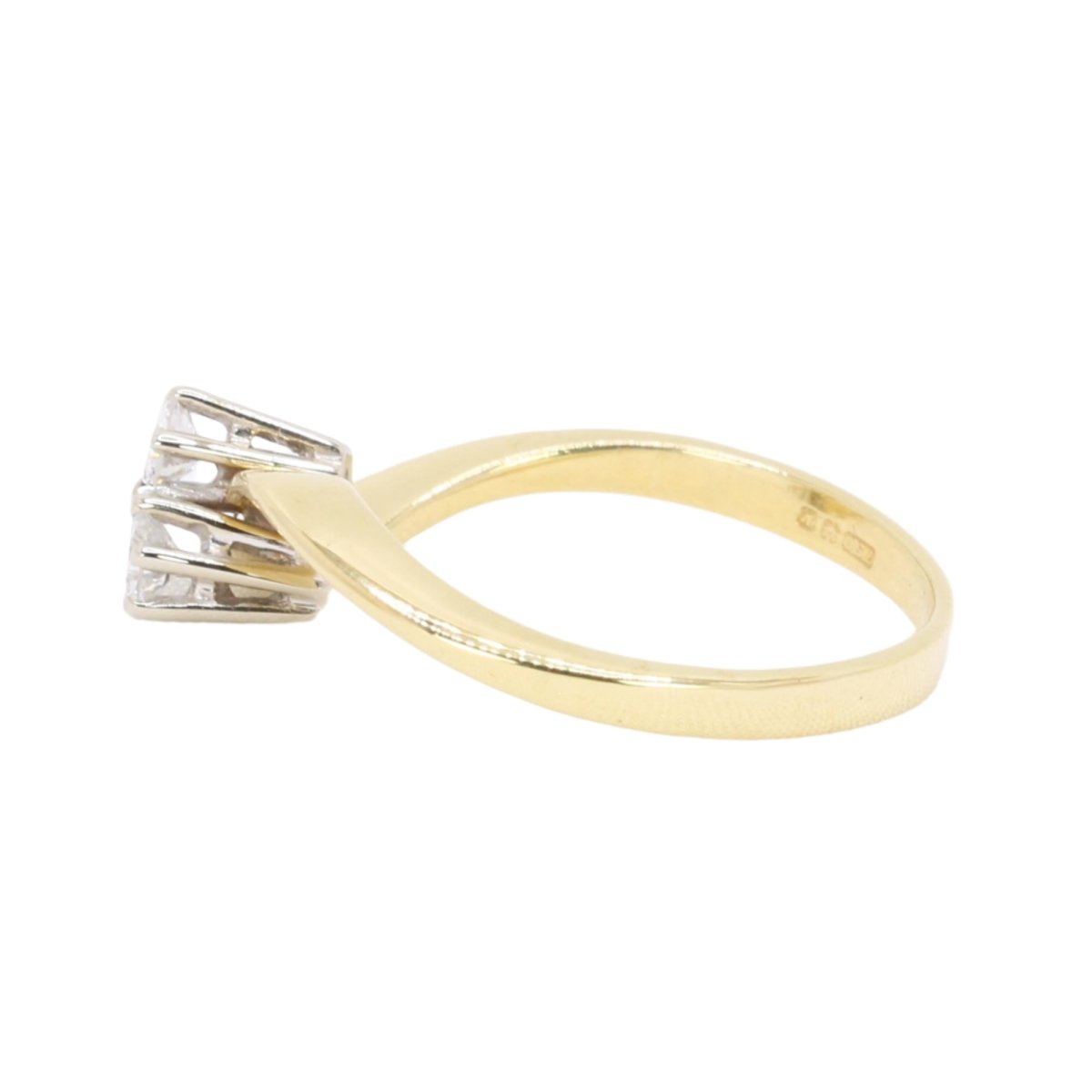 Bague toi et moi en or jaune et diamants - Castafiore