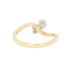 Bague toi et moi en or jaune et diamants - Castafiore