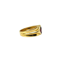 Bague Toi et Moi en or jaune, tourmaline et aigue - marine - Castafiore