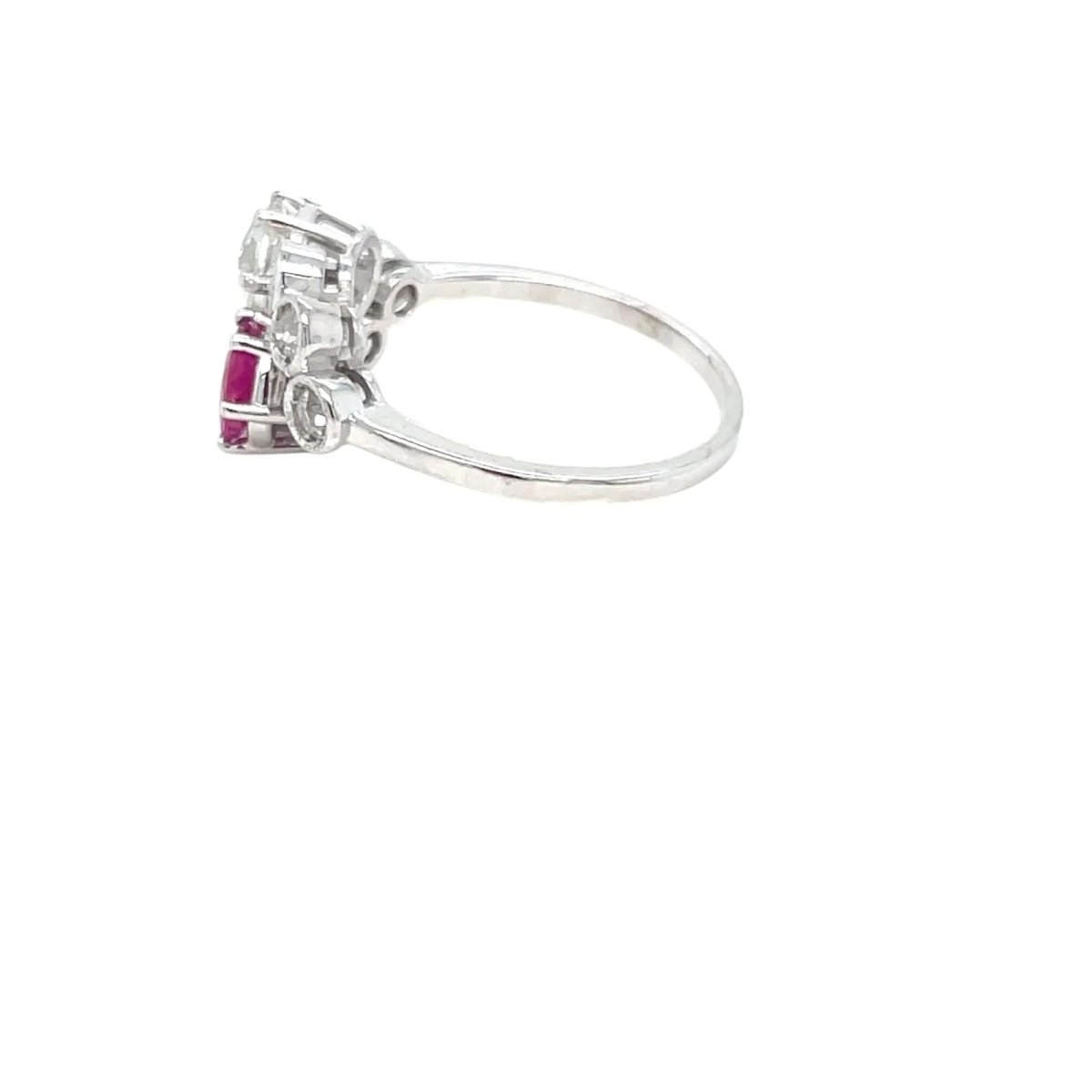 Bague Toi et Moi en or, rubis et diamants - Castafiore