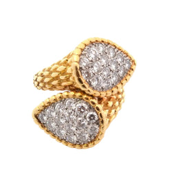 Bague Toi & Moi BOUCHERON "Bohème" en or jaune et diamants - Castafiore