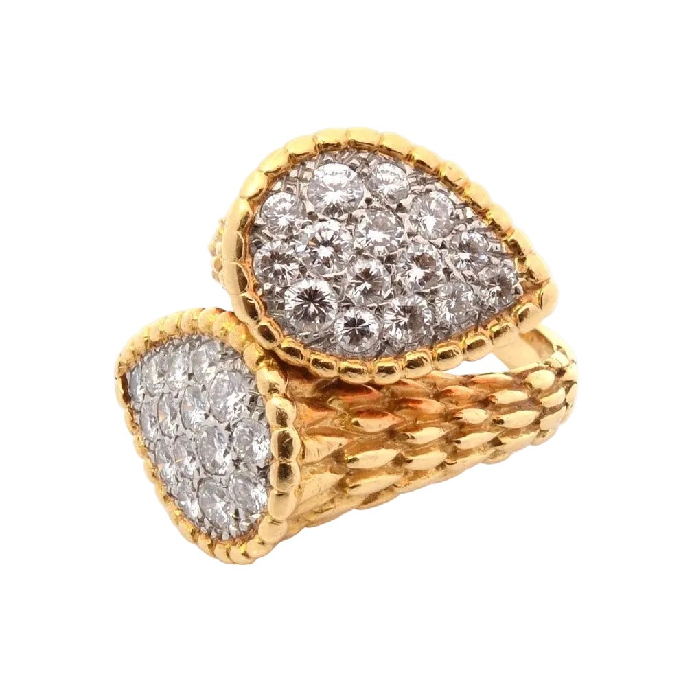 Bague Toi & Moi BOUCHERON "Bohème" en or jaune et diamants - Castafiore