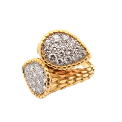 Bague Toi & Moi BOUCHERON "Bohème" en or jaune et diamants - Castafiore