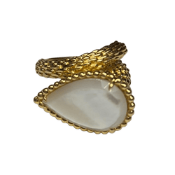 Bague Toi & Moi BOUCHERON "Serpent de Bohème" en or jaune et nacre - Castafiore