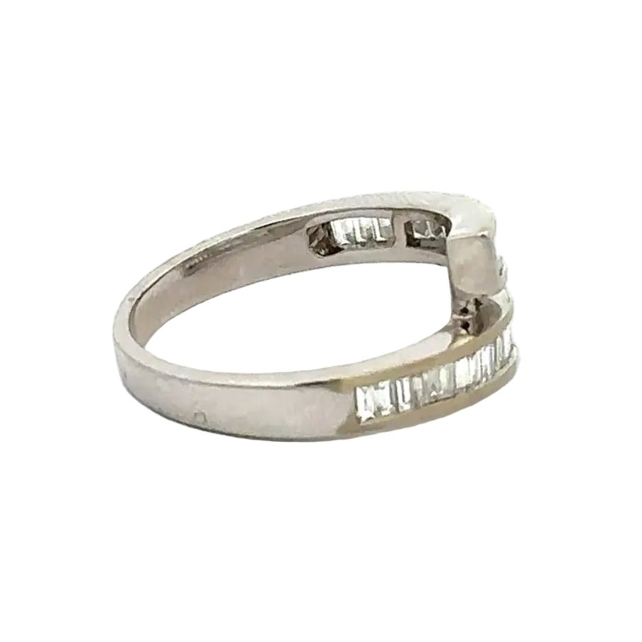 Bague Toi & Moi en or blanc et diamants - Castafiore