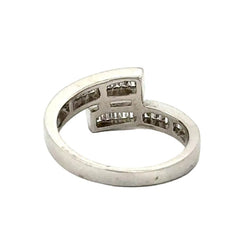 Bague Toi & Moi en or blanc et diamants - Castafiore