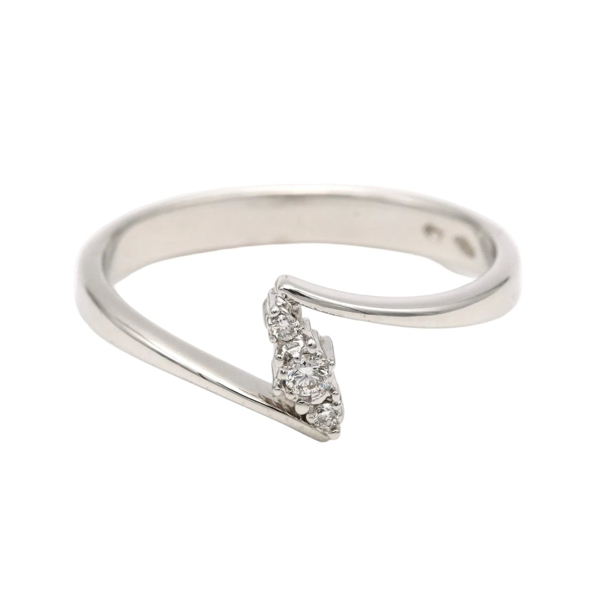 Bague Toi & Moi en or blanc et diamants - Castafiore