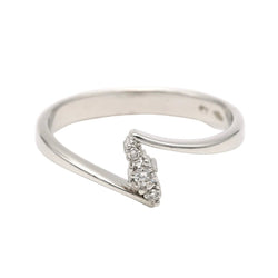 Bague Toi & Moi en or blanc et diamants - Castafiore