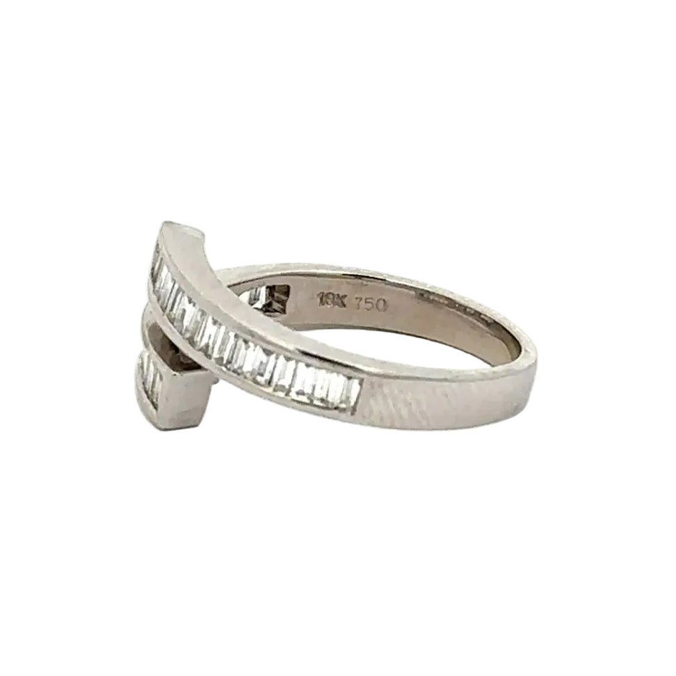 Bague Toi & Moi en or blanc et diamants - Castafiore