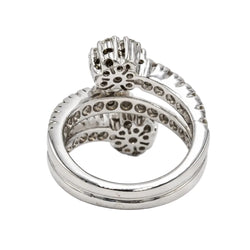 Bague Toi & Moi en or blanc et diamants - Castafiore