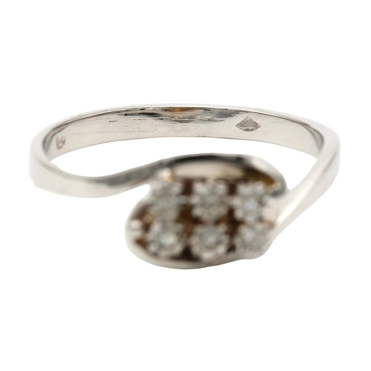 Bague Toi & Moi en or blanc et diamants - Castafiore
