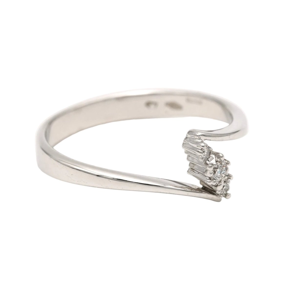 Bague Toi & Moi en or blanc et diamants - Castafiore