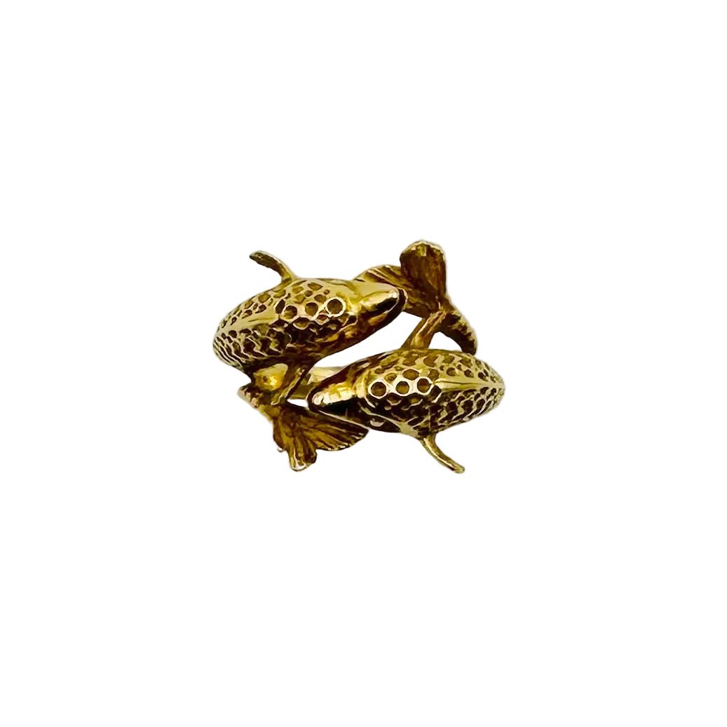 Bague Toi & Moi en or jaune - Castafiore