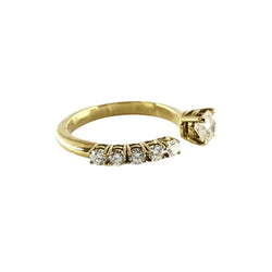 Bague Toi & Moi en or jaune et diamants - Castafiore