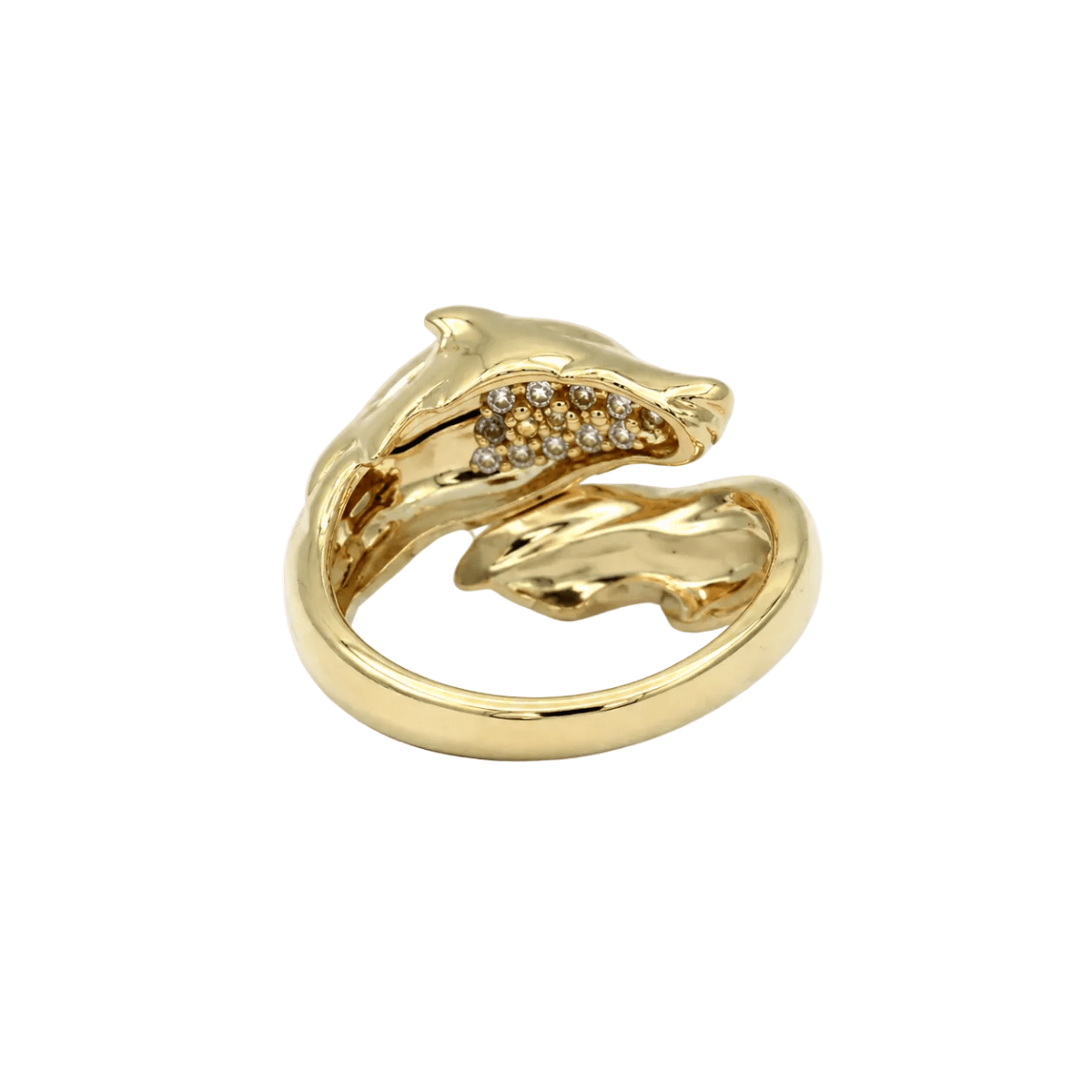 Bague Toi & Moi en or jaune et diamants - Castafiore