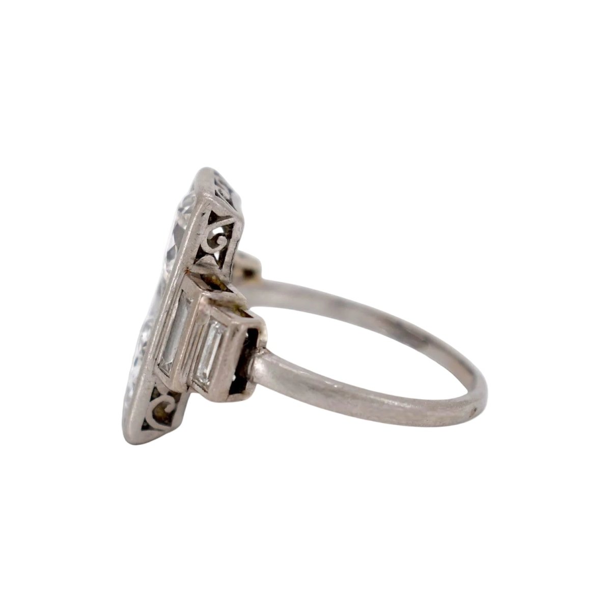 Bague Toi & Moi en platine et diamants - Castafiore