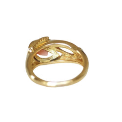 Bague Toi & Moi JEAN & PIERRE BELLIN en or jaune, corail et diamants - Castafiore