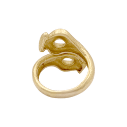 Bague Toi & Moi LALAOUNIS "Mesopotamia" en or jaune - Castafiore