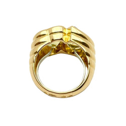 Bague Toi & Moi MILLER en or jaune et péridots - Castafiore