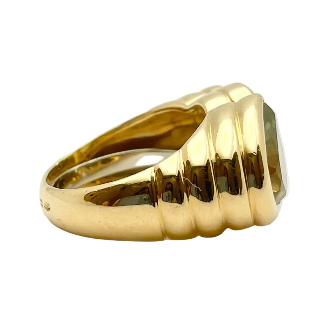 Bague Toi & Moi MILLER en or jaune et péridots - Castafiore