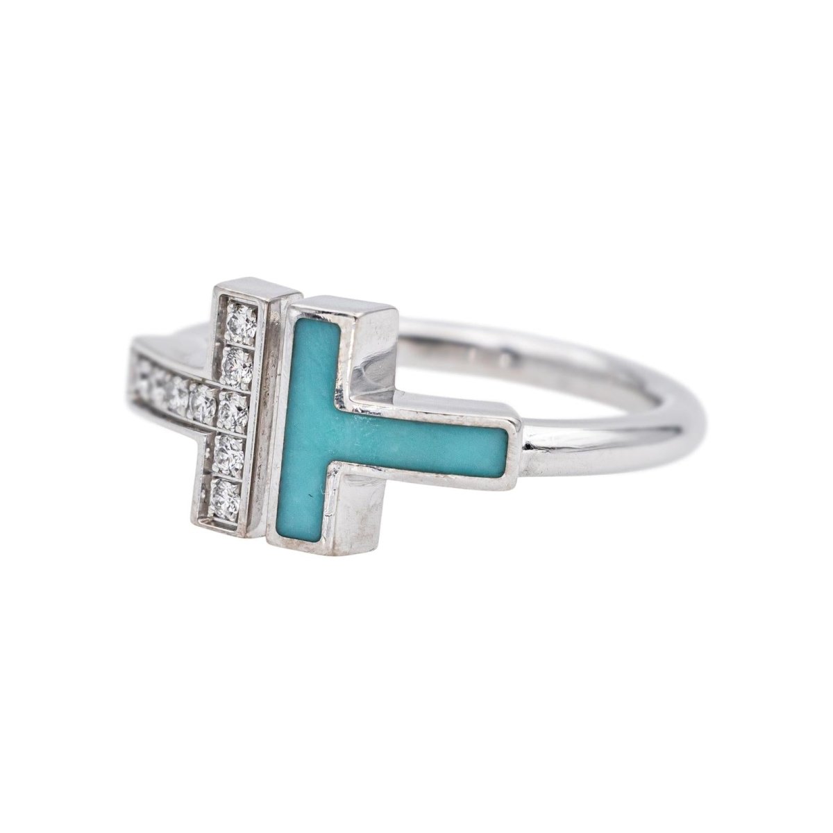 Tiffany & Co Ring T White gold diamond
