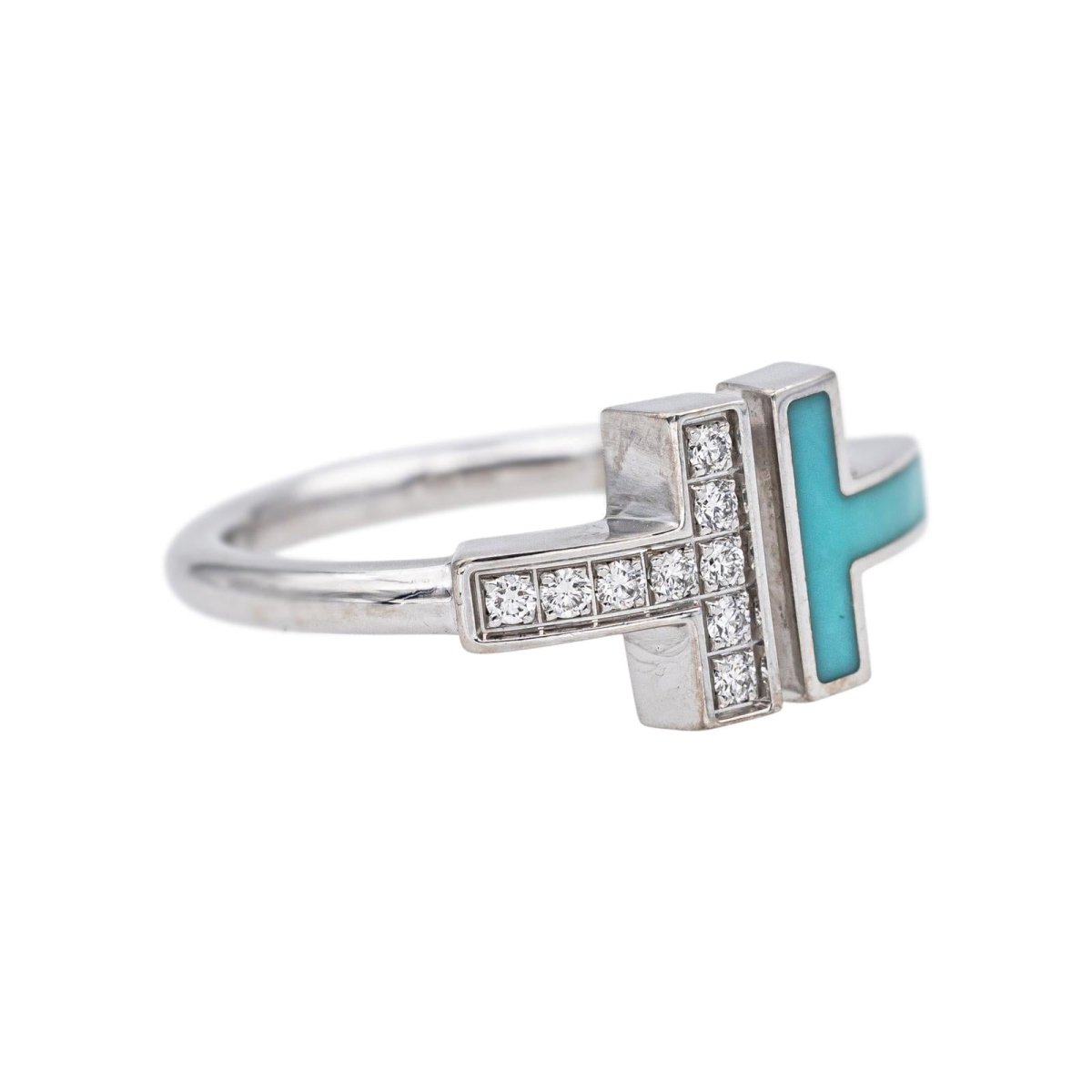 Tiffany & Co Ring T White gold diamond