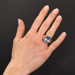 Bague topaze jonc en or - Castafiore