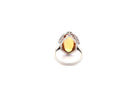 Bague topaze naturelle 7,03cts et diamants - Castafiore