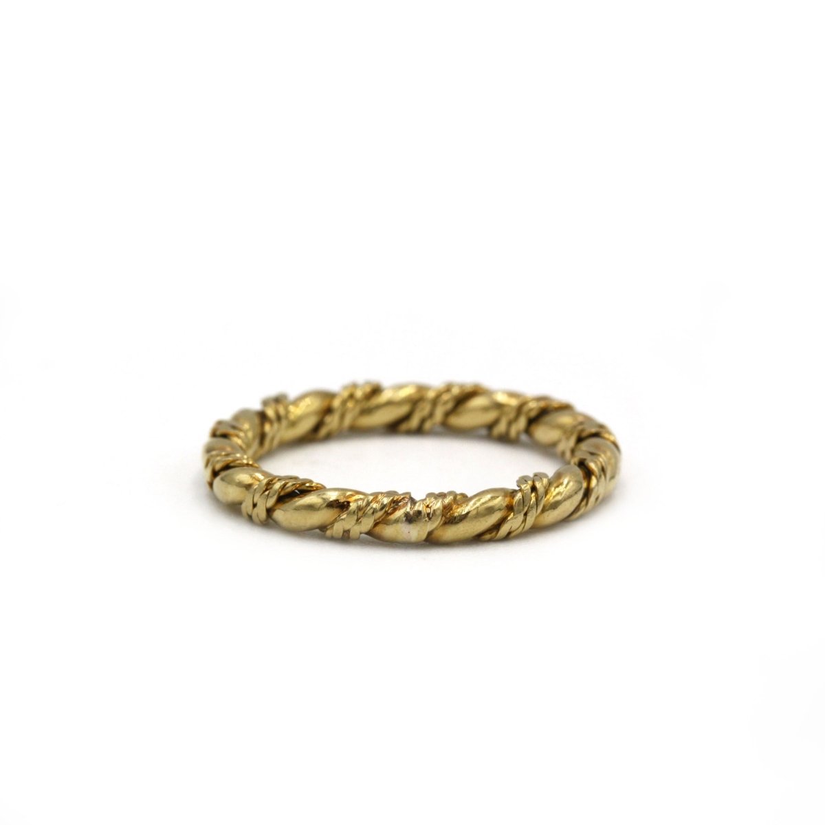Bague torsadée - Or jaune - Castafiore