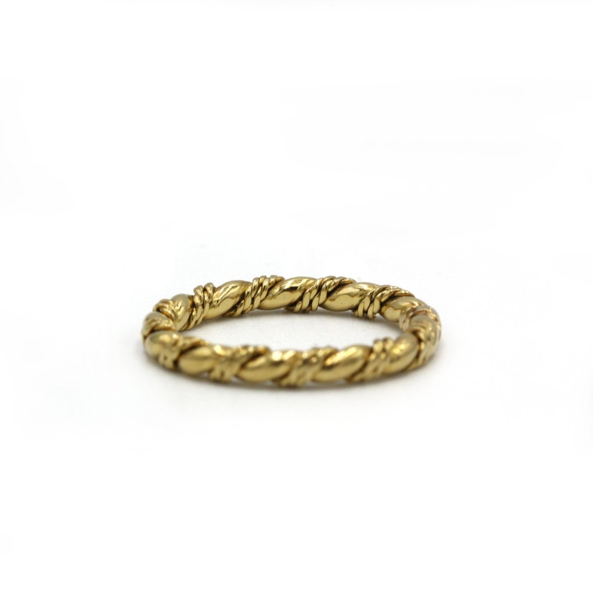 Bague torsadée - Or jaune - Castafiore