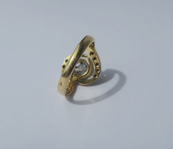 Bague Tourbillon diamants - Castafiore