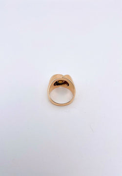 Bague Tourbillon diamants en or rose - Castafiore