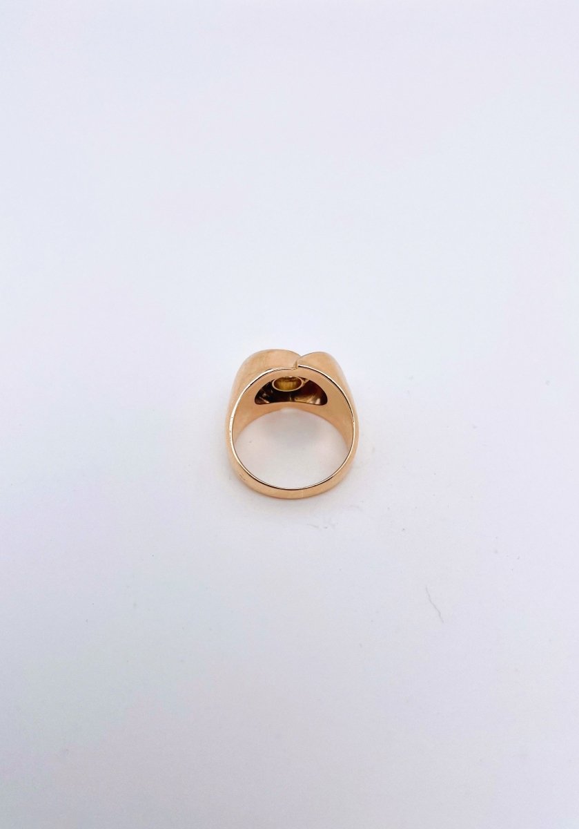 Bague Tourbillon diamants en or rose - Castafiore