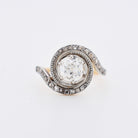 Bague Tourbillon Diamants taille ancienne 0,80ct - Castafiore