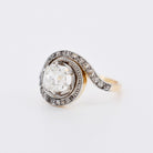 Bague Tourbillon Diamants taille ancienne 0,80ct - Castafiore