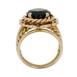 Bague tourmaline cordes d'or - Castafiore