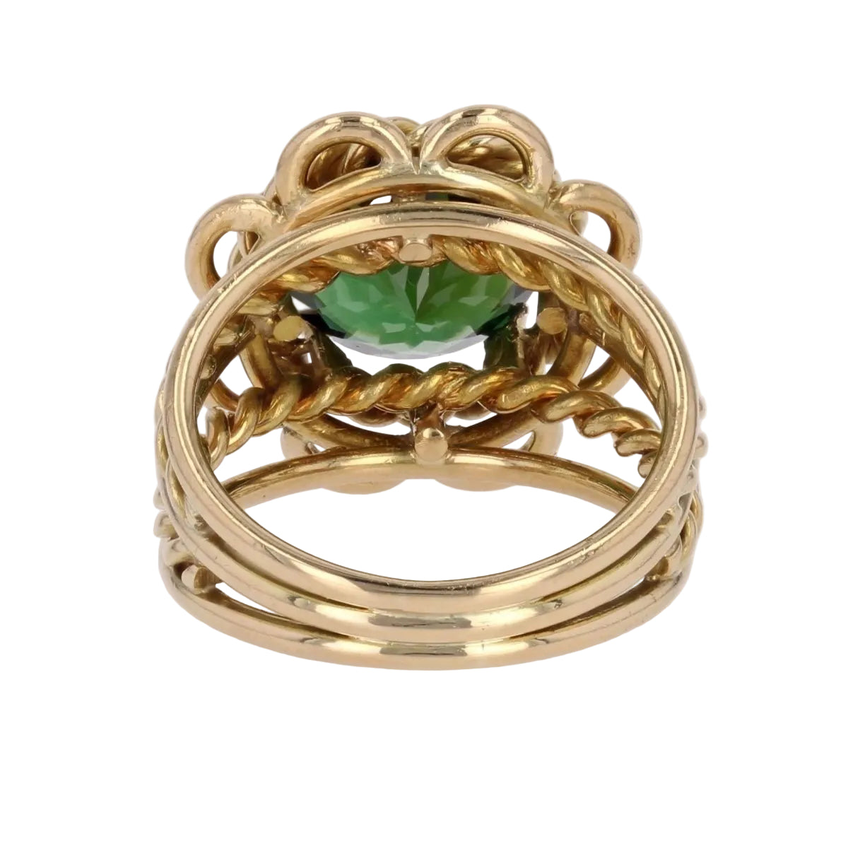 Bague tourmaline cordes d'or - Castafiore