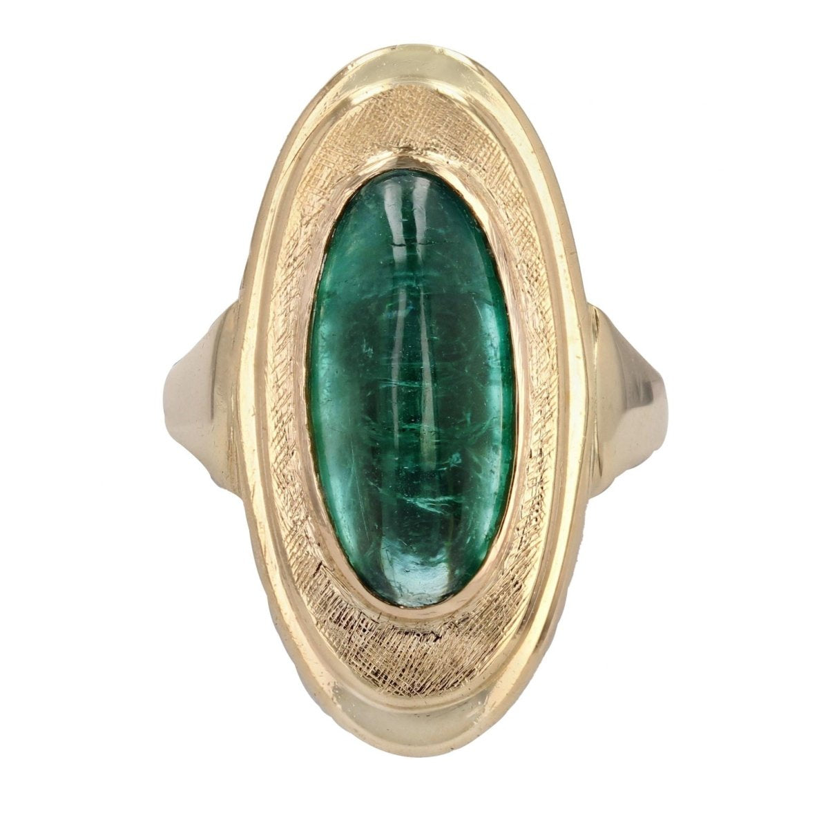 Bague tourmaline pain de sucre et or - Castafiore