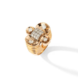 Bague Trèfle époque 1950 - Castafiore