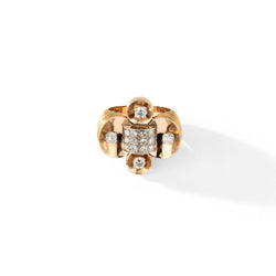 Bague Trèfle époque 1950 - Castafiore